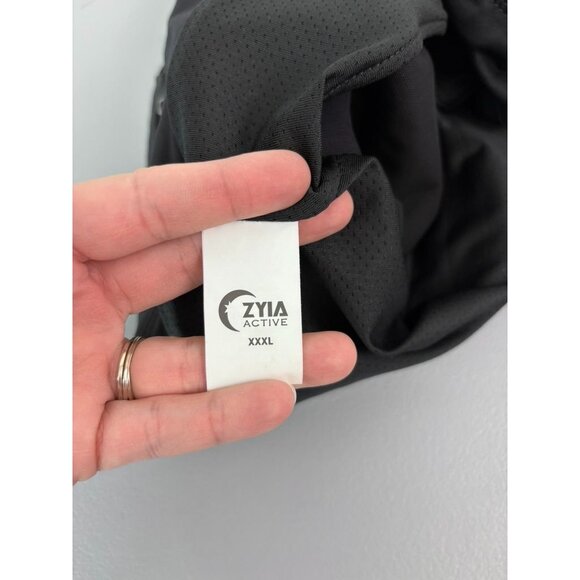 Zyia Activewear women's XXXL black‎ athletic running shorts lined workout - Picture 3 of 7